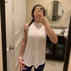 High neck workout top